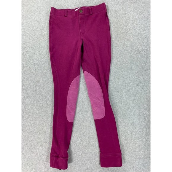 Tuffrider‎ Equestrian Pull On Starter Jods Breeches (Children's Size 16) Purple - Picture 1 of 11
